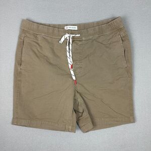 TOPO Designs Mens XL Dirt Shorts Elmwood Tan Organic Cotton Stretch Casual 6"